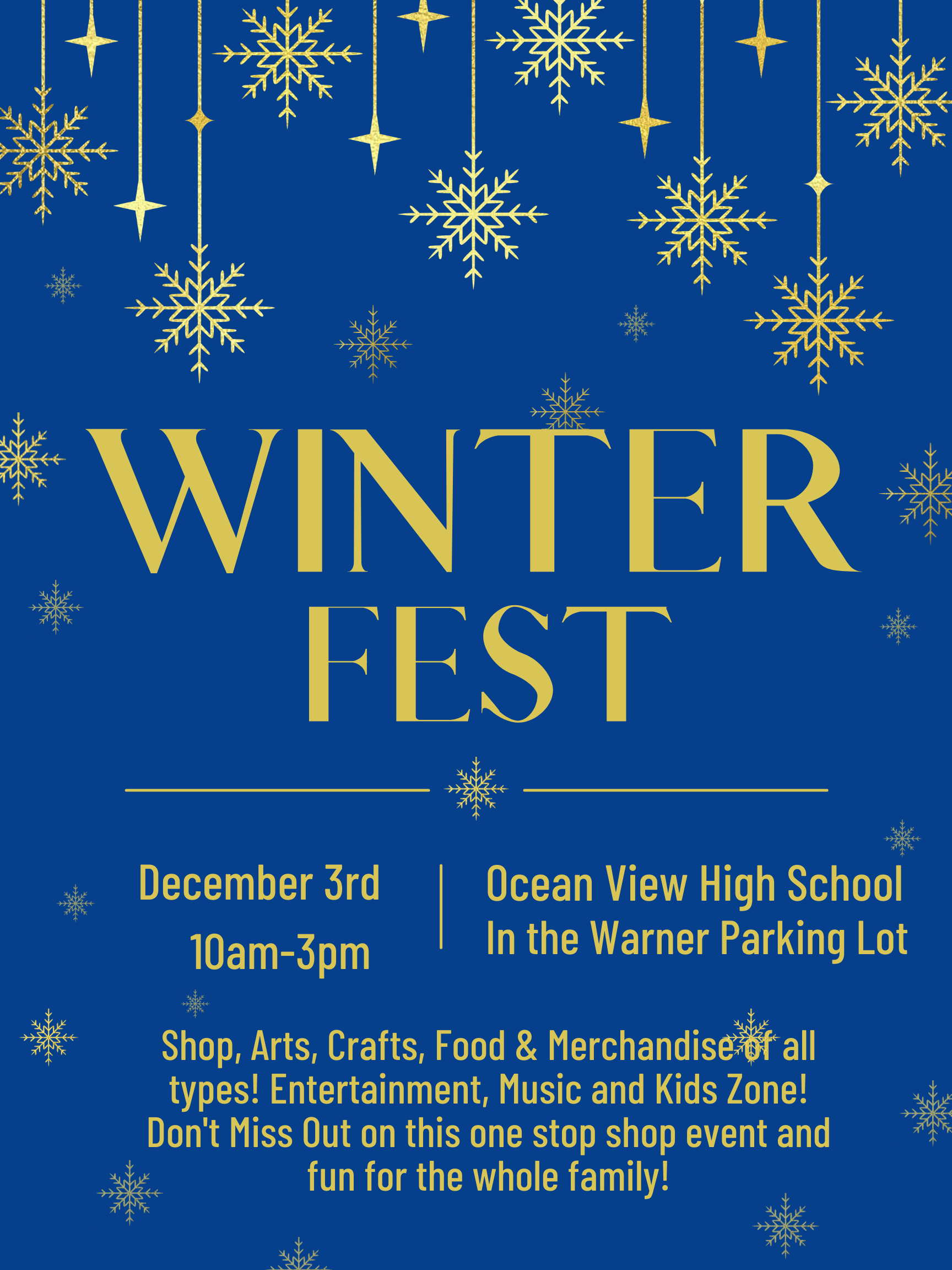 OVHS Winterfest is on December 3rd